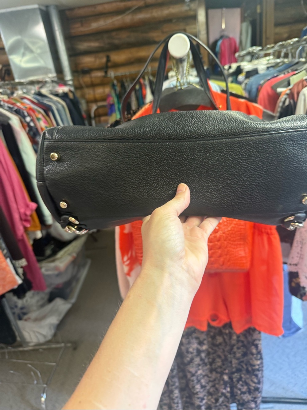 🖤GUC Coach Black Leather Shoulder Bag - Picture 9 of 15
